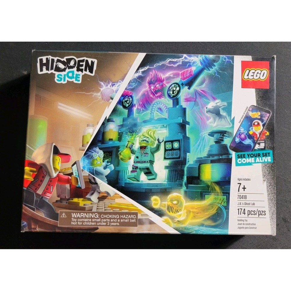 LEGO 70418 Hidden Side J.B.'s Ghost Lab EMPTY BOX ONLY Packaging Replacement